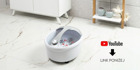 Masażer do stóp first austria PODGRZEWANIE WIBRACJE + BĄBELKI, HYDROMASAŻER