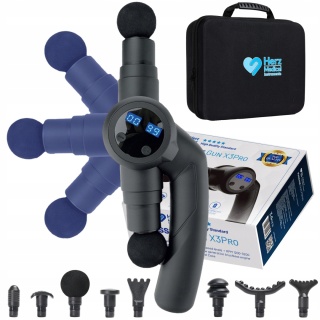 PISTOLET DO MASAŻU MASAŻER DO PLECÓW CIAŁA 25W MASSAGE GUN x3PRO Herz Med