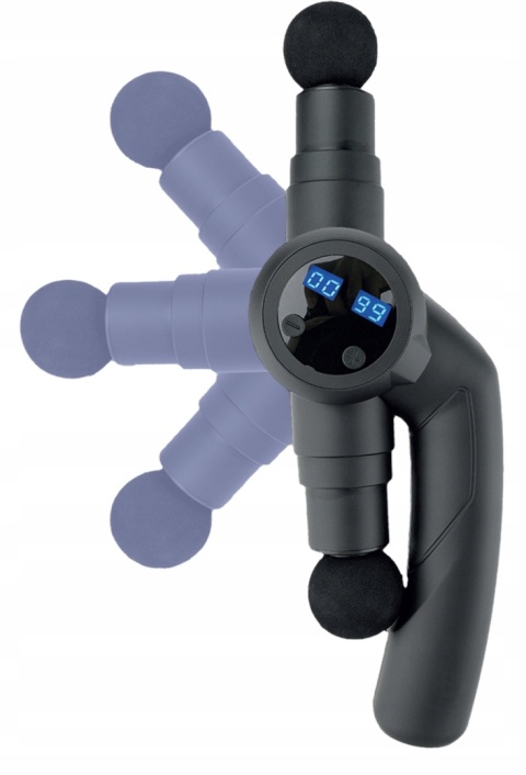 PISTOLET DO MASAŻU MASAŻER DO PLECÓW CIAŁA 25W MASSAGE GUN x3PRO Herz Med