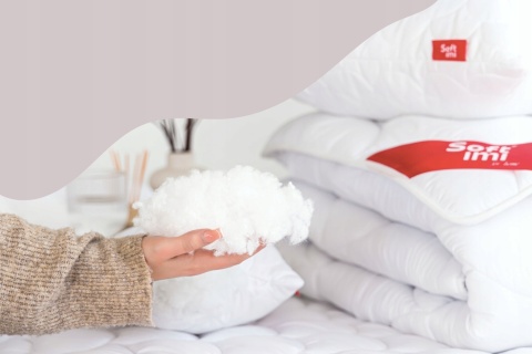 PODUSZKA 40X70 PIKOWANA GRUBA ZAMEK ANTYALERGICZNA CAŁOROCZNA WYGODNA