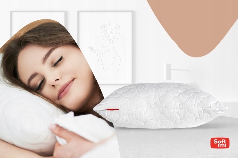 PODUSZKA 40X70 PIKOWANA GRUBA ZAMEK ANTYALERGICZNA CAŁOROCZNA WYGODNA