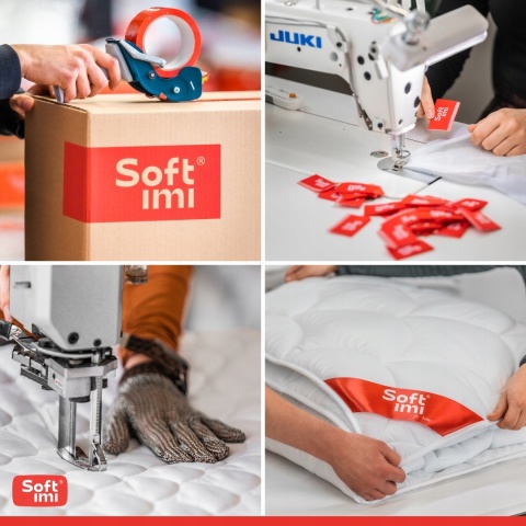 PODUSZKA 40X70 PIKOWANA GRUBA ZAMEK ANTYALERGICZNA CAŁOROCZNA WYGODNA