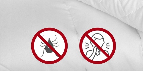 Poduszka 40x40 jasiek z regulacją wysokości antyalergiczna całoroczna