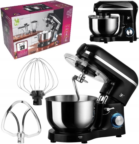 ROBOT KUCHENNY LAFE MPL-001K 1300W 4W1 MOCNY MISA 6L Z BLENDAREM I MASZYNKĄ