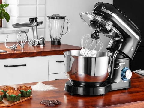 ROBOT KUCHENNY LAFE MPL-001K 1300W 4W1 MOCNY MISA 6L Z BLENDAREM I MASZYNKĄ