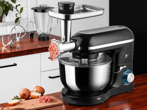 ROBOT KUCHENNY LAFE MPL-001K 1300W 4W1 MOCNY MISA 6L Z BLENDAREM I MASZYNKĄ