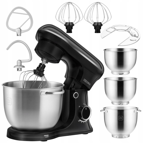 ROBOT KUCHENNY PLANEET TRIO 3 MISY 5,2L POKRYWA 10W1 ROTACJA PLANETARNA