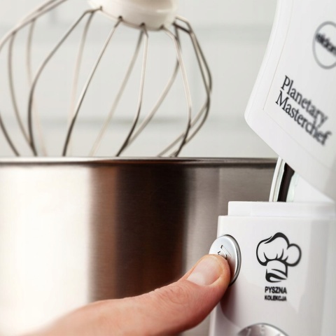 ROBOT KUCHENNY PLANETARNY ELDOM WRK1200 1500W CZERWONY 5L INOX 3W1 8 STOPNI