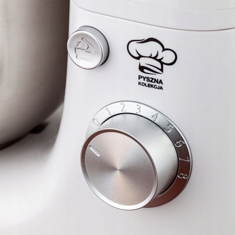 ROBOT KUCHENNY PLANETARNY ELDOM WRK1200 1500W CZERWONY 5L INOX 3W1 8 STOPNI