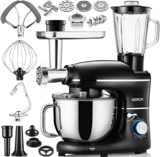 ROBOT KUCHENNY PLANETARNY KERCH ROTARY 6,2L 4000W MOCNY Z METALOWYM NAPĘDEM