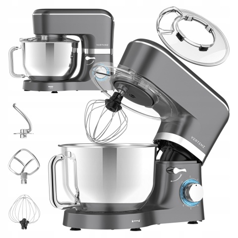 ROBOT KUCHENNY PLANETARNY VERTENZ COSMIQ 40 SILVER 5,5L 4 KOŃCÓWKI MISA