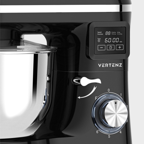 ROBOT KUCHENNY PLANETARNY VERTENZ COSMIQ 50: MISA 6,2L, 4 KOŃCÓWKI, TIMER