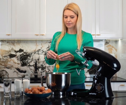 ROBOT KUCHENNY RUHHY 2200W PLANETARNY 6,2L 3 AKCESORIA + RĘKAW CUKIERNICZY