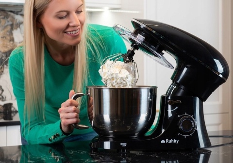 ROBOT KUCHENNY RUHHY 2200W PLANETARNY 6,2L 3 AKCESORIA + RĘKAW CUKIERNICZY