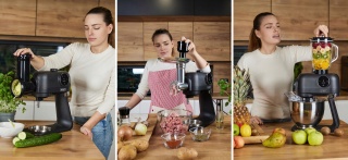 ROBOT KUCHENNY YOER PLANETARNY 2200W MISA 5,5L 43 ELEMENTY MULTIFUNKCYJNY