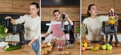 ROBOT KUCHENNY YOER PLANETARNY 2200W MISA 5,5L 43 ELEMENTY MULTIFUNKCYJNY