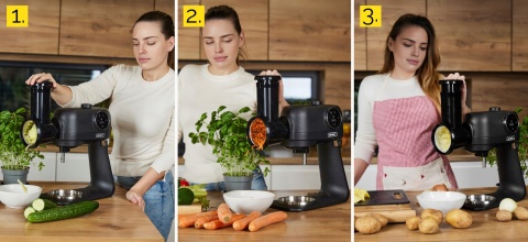 ROBOT KUCHENNY YOER PLANETARNY 2200W MISA 5,5L 43 ELEMENTY MULTIFUNKCYJNY