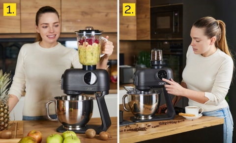 ROBOT KUCHENNY YOER PLANETARNY 2200W MISA 5,5L 43 ELEMENTY MULTIFUNKCYJNY