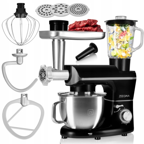 ROBOT KUCHENNY ZEEGMA PLANET MULTI 1900W: MIKSER, BLENDER I MASZYNKA 6,2L