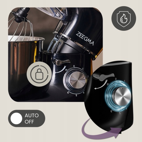 ROBOT KUCHENNY ZEEGMA PLANET MULTI 1900W: MIKSER, BLENDER I MASZYNKA 6,2L