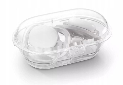 Avent Smoczek Ultra Air 6-18M Oddychający + Etui Dwie Sztuki Kolorowy