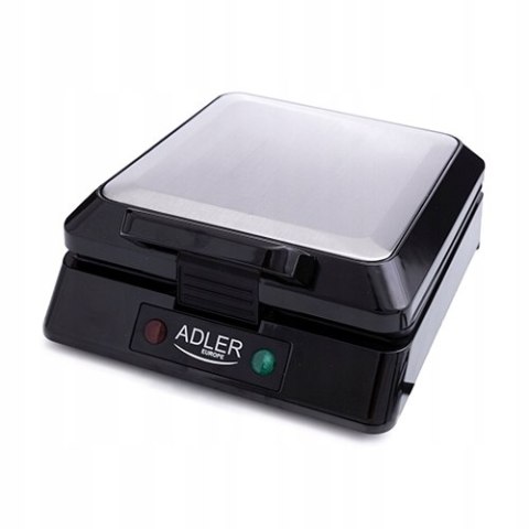 Duża Gofrownica Adler Mocna 1500W 4 Chrupkie Gofry Mocna Wydajna