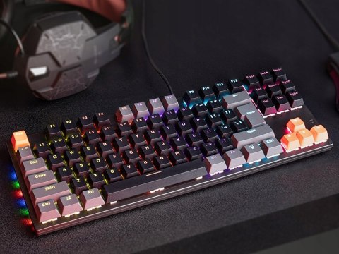 Gamingowa Klawiatura Mechaniczna Rgb Esportowa Tkl Bezprzewodowa