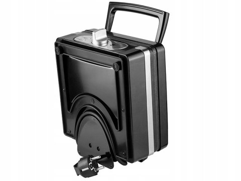 Gofrownica 2 Duże Gofry Chrupiące Regulacja 1400W Mocna Czarna
