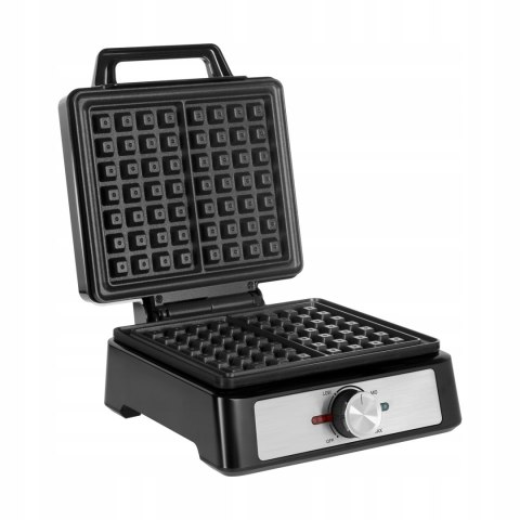 Gofrownica 2 Gofry 1600W Inox Regulacja Mocy Teesa Mocna Wydajna