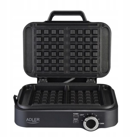 Gofrownica 2000W Xxl Na 2 Duże Gofry Płynna Regulacja Temperatury Non-Stick