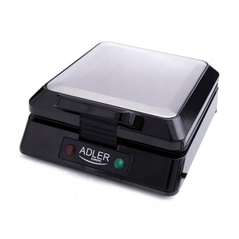 Gofrownica Adler Ad 3036 4 Gofry 1500W Lampki Duża Mocna Czarna