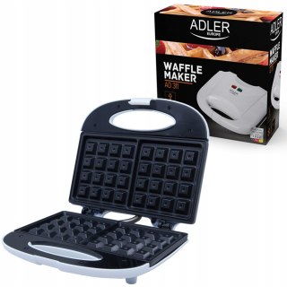 Gofrownica Adler Ad 311, 700W, Biała, Z Lampką, Mocna I Nowoczesna