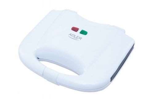 Gofrownica Adler Ad 311, 700W, Biała, Z Lampką, Mocna I Nowoczesna