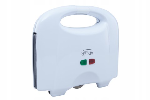 Gofrownica Adler Ad 311, 700W, Biała, Z Lampką, Mocna I Nowoczesna