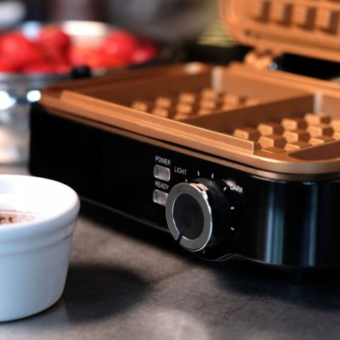 Gofrownica Eldom Solidna 2 Duże Gofry Super Moc 2000W Ceramiczna Powłoka