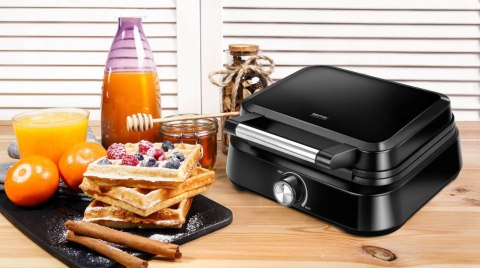 Gofrownica Mpm Mgo-40 1500W Termostat 2 Chrupiące Duże Gofry Mocna