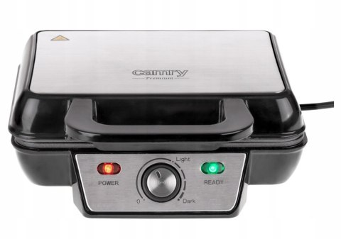 Gofrownica Na 2 Duże Gofry 1600W Płynna Regulacja Temperatury °C Non-Stick