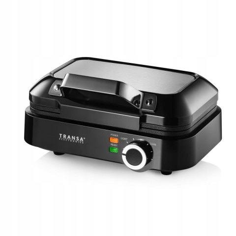 Gofrownica Transa Electronics TwoWaffles, 2 gofry, 1500 W, regulacja wypieku