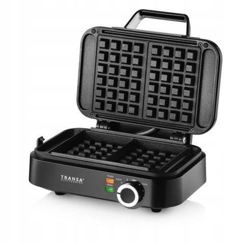 Gofrownica Transa Electronics TwoWaffles, 2 gofry, 1500 W, regulacja wypieku