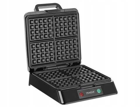 Gofrownica Transa Electronics Na 4 Gofry, 1500W, Szybkie Nagrzewanie