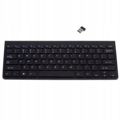Klawiatura Bezprzewodowa Bluetooth Smart Tv Czarna Mocna Usb