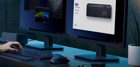 Klawiatura Logitech Mx Keys S Czarna Mocna Bezprzewodowa Bluetooh