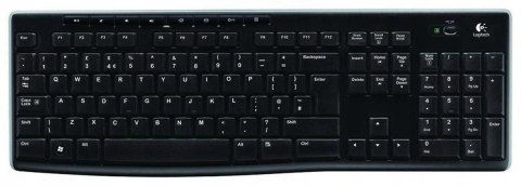 Klawiatura Logitech Wireless Keyboard K270 Czarna Bezprzewodowa
