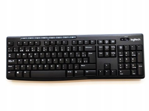 Klawiatura Logitech Wireless Keyboard K270 Czarna Bezprzewodowa
