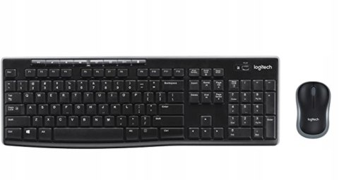 Klawiatura Logitech Wireless Keyboard K270 Czarna Bezprzewodowa