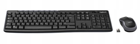 Klawiatura Logitech Wireless Keyboard K270 Czarna Bezprzewodowa