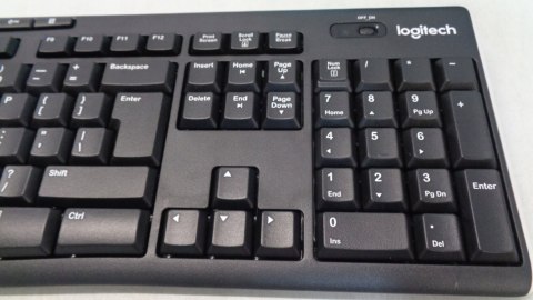 Klawiatura Logitech Wireless Keyboard K270 Czarna Bezprzewodowa
