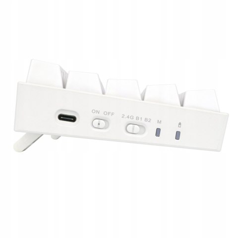 Klawiatura Redragon Dragonic Pro K530w Biała Led Podświetlana Mocna