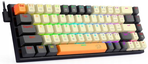 Klawiatura Redragon Ryze K633c Rgb Przewodowa Kolorowa Podświetlana