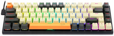 Klawiatura Redragon Ryze K633c Rgb Przewodowa Kolorowa Podświetlana